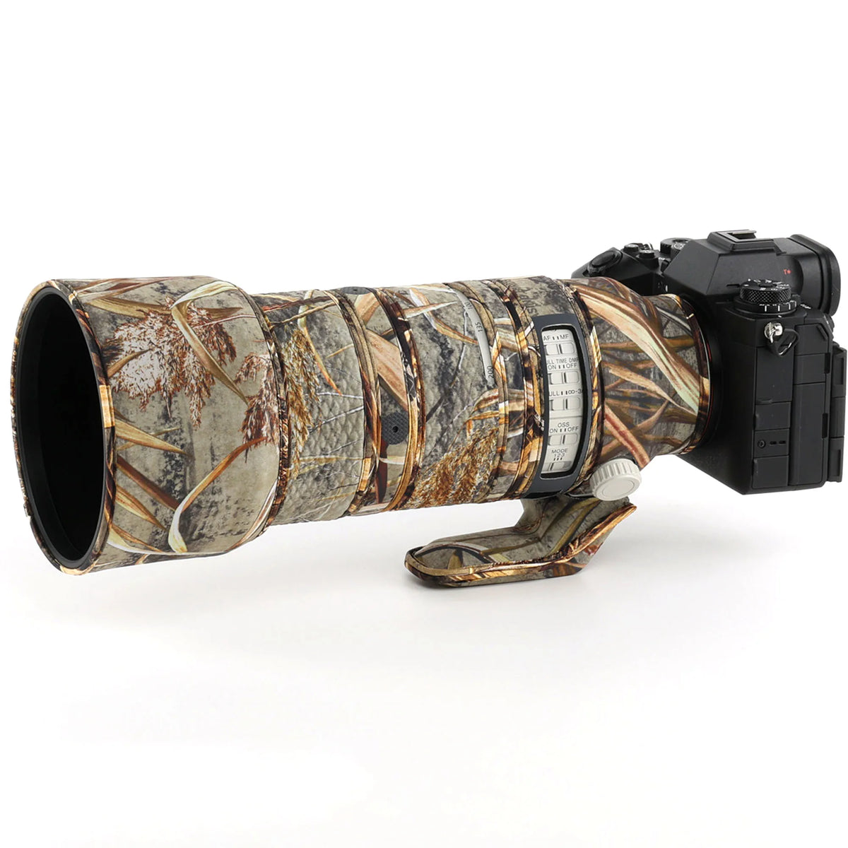 CHASING BIRDS Ver V Lens Coat for Sony FE 600mm F6.3 GM OSS – Waterproof Camo Cover