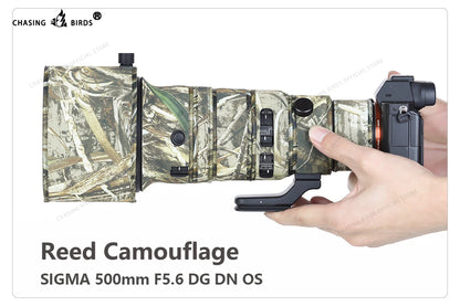 CHASING BIRDS camouflage lens coat for SIGMA 500 mm F5.6 DG DN OS waterproof and rainproof lens protective cover for E mount Reed China Mainland