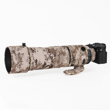 CHASING BIRDS camouflage lens coat for SIGMA 150-600mm F5-6.3 DG DN OS Sports for SONY E-mount waterproof lens protective cover Brown Grid E mount China Mainland