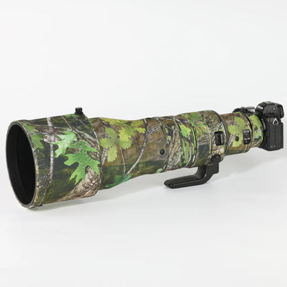 CHASING BIRDS camouflage lens coat for NIKON Z 600mm F4 TC VR S waterproof and rainproof lens protective cover z600 lens coat Green leaf China Mainland