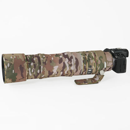 CHASING BIRDS camouflage lens coat for CANON RF 200 800 mm F 6.3-9 IS USM elastic waterproof and rainproof lens protective cover Desert China Mainland