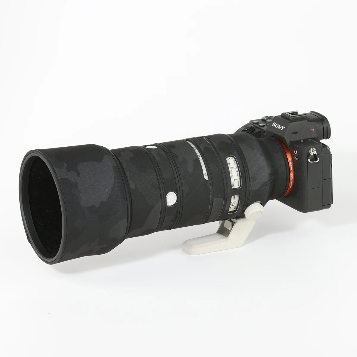 CHASING BIRDS Ver.IV Lens Camouflage Coat for SONY FE 70-200 mm F2.8 GM OSS II waterproof and rainproof lens protective cover Shadow Black China Mainland