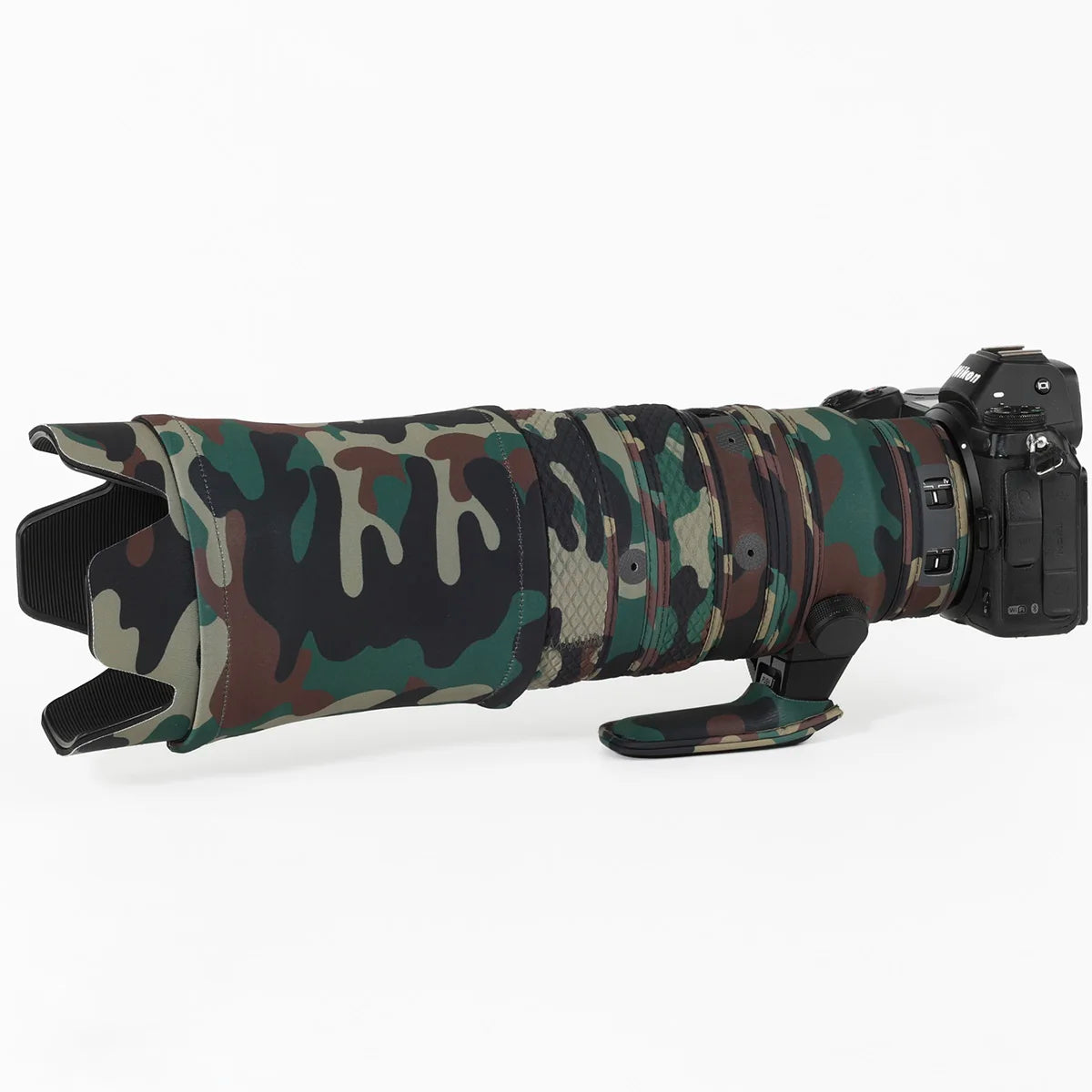 CHASING BIRDS camouflage lens coat for NIKON Z 100-400mm F4.5-5.6 VR S waterproof and rainproof protective cover nikon Z 100400 Military green