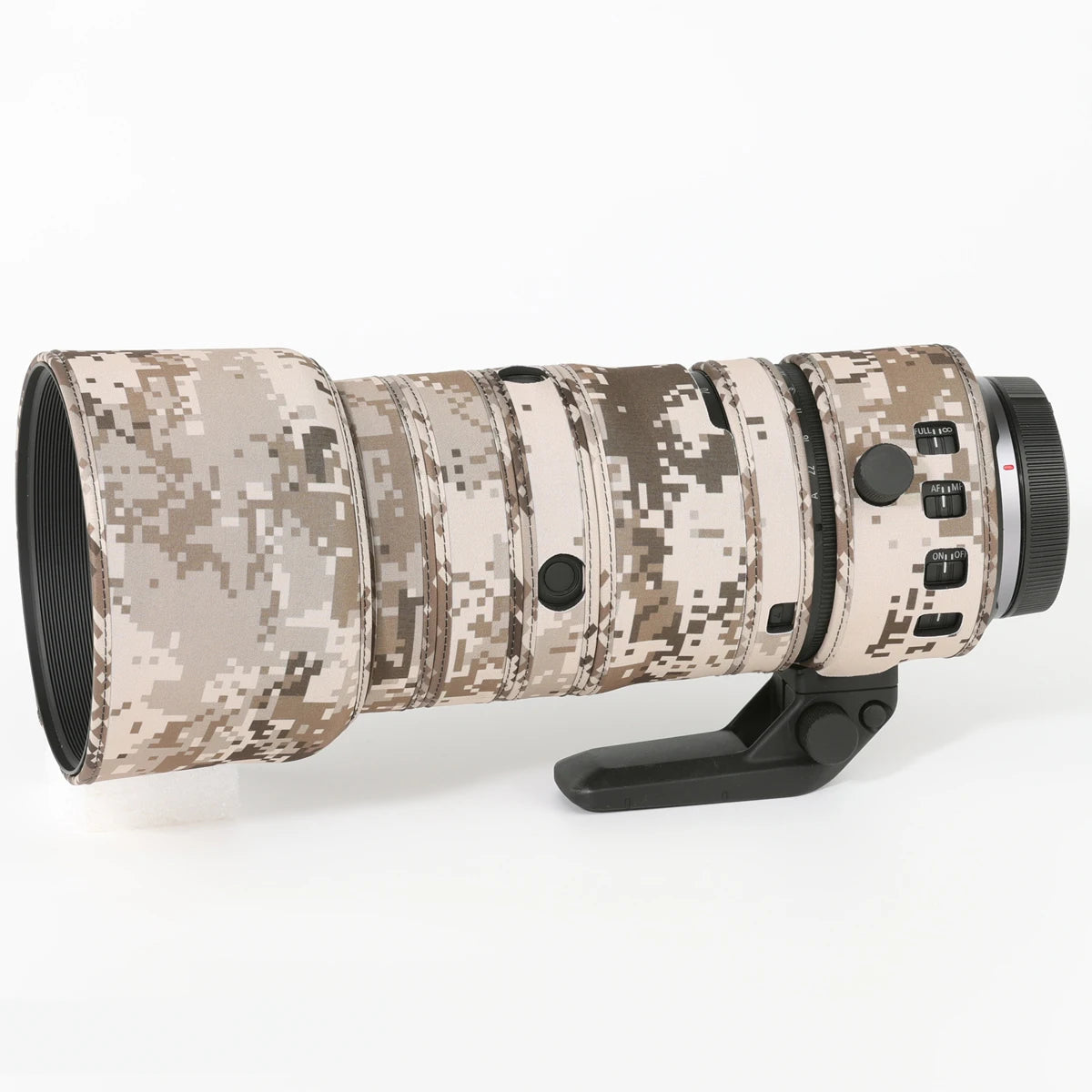 Chasing birds camouflage lens coat for CANON RF 70-200 mm L IS USM Z waterproof and rainproof lens protective cover Brown Grid China Mainland