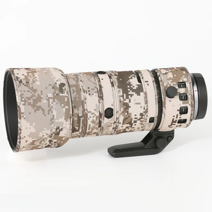 Chasing birds camouflage lens coat for CANON RF 70-200 mm L IS USM Z waterproof and rainproof lens protective cover Brown Grid China Mainland