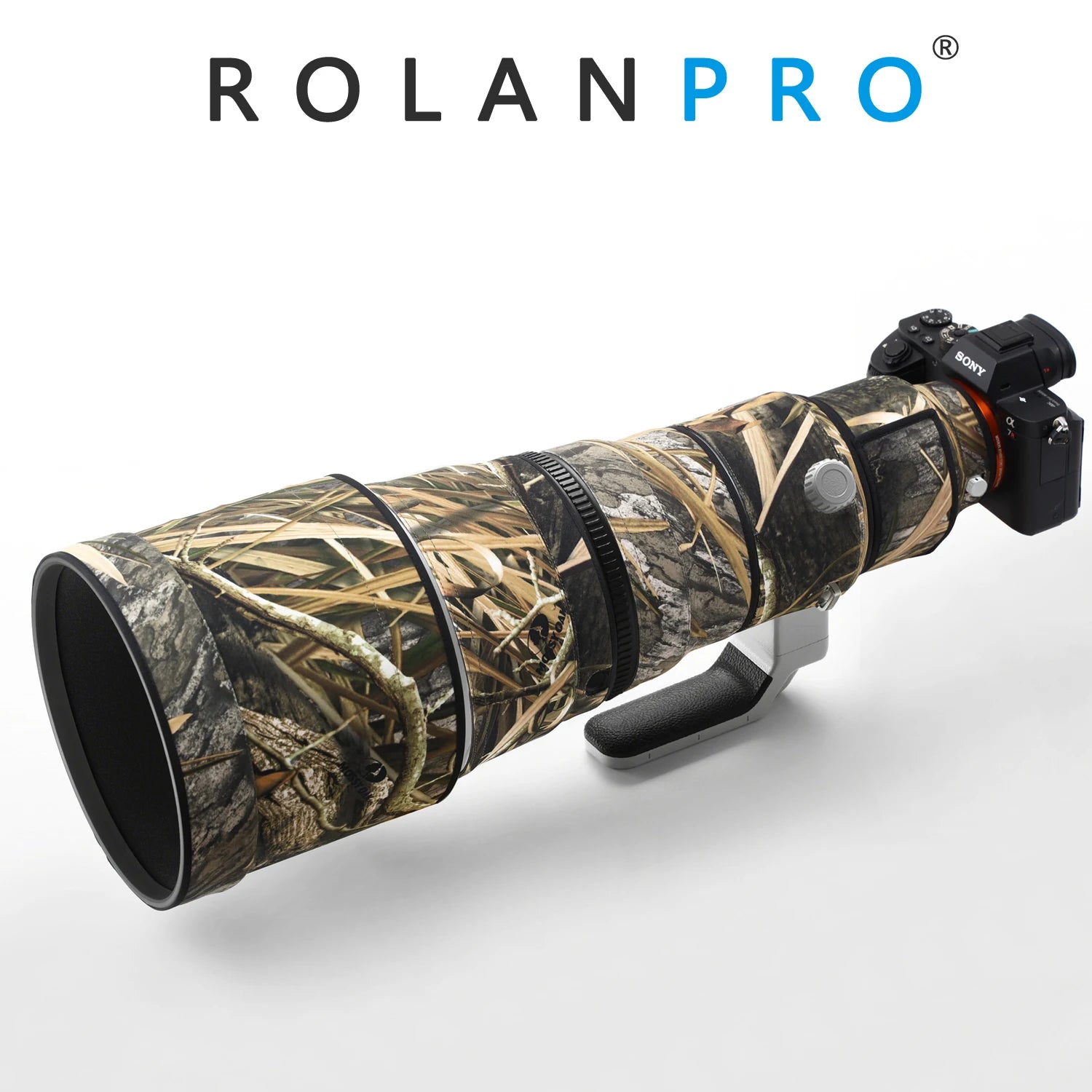 ROLANPRO Waterproof Lens Coat for Sony FE 400mm F2.8 GM OSS Lens Cover SEL400F28 Lens Protective Sleeve Guns Cloth Raincover