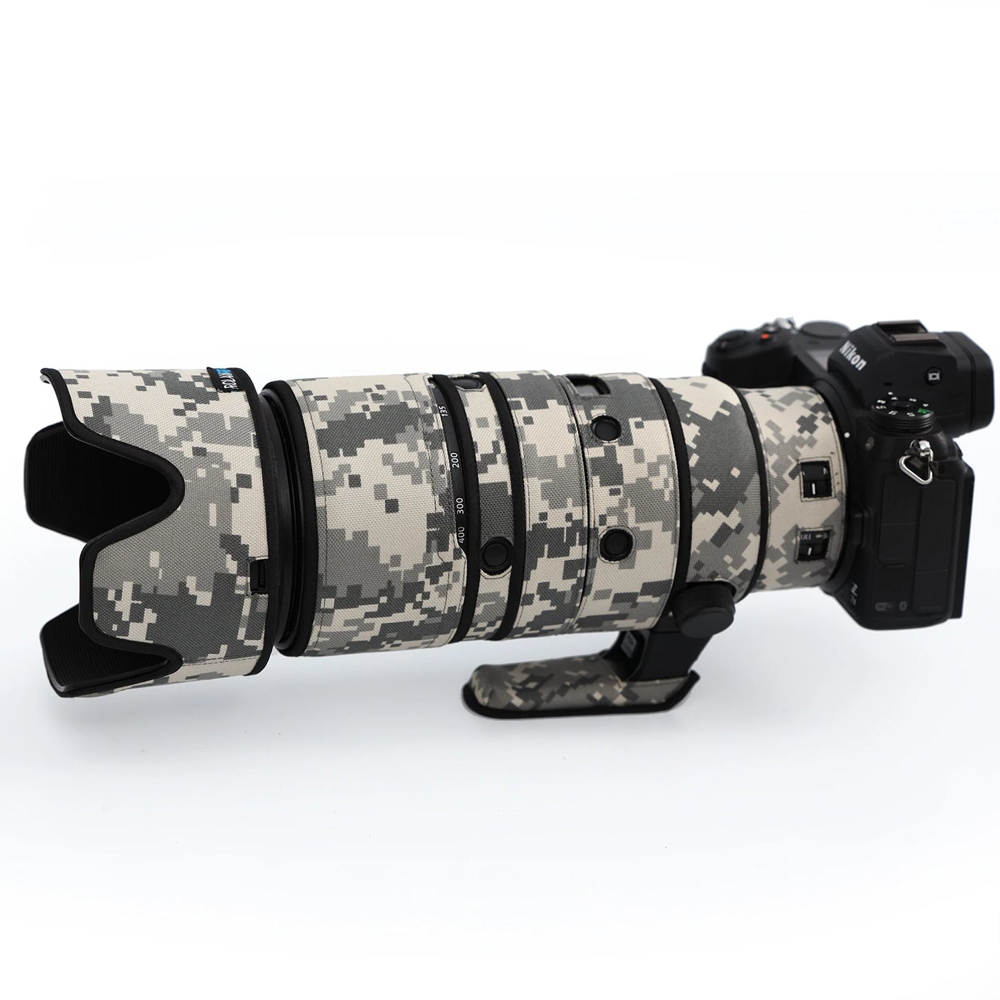 RolanPro Lens Coat for Nikon Z 100-400mm F4.5-5.6 VR S – Waterproof Camo Rain Cover