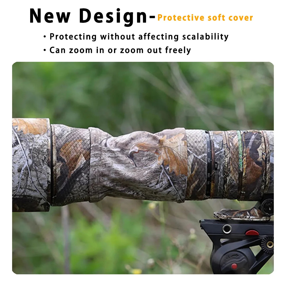 CHASING BIRDS camouflage lens coat for SIGMA 150 600mm F5-6.3 DG OS HSM Contemporary waterproof and rainproof protective cover