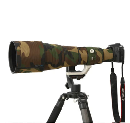 ROLANPRO Lens Camouflage Coat for Canon EF 800mm F/5.6 L IS USM Lens Protective Sleeve Guns Case Canon 800 f5.6 Coat Backpack No.6 Waterproof China Mainland