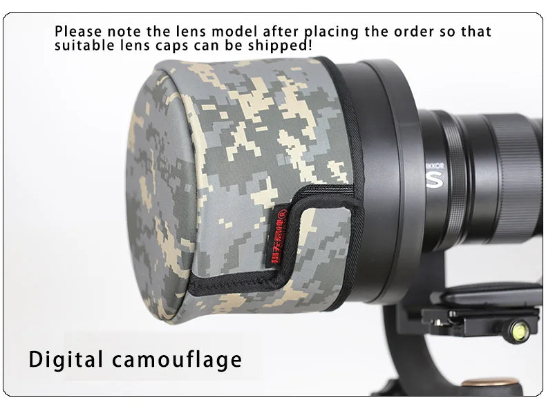 CHASING BIRDS camouflage waterproof shot lens cap for SONY 300 mm F 2.8 GM rainproof camo lens cap Digital China Mainland