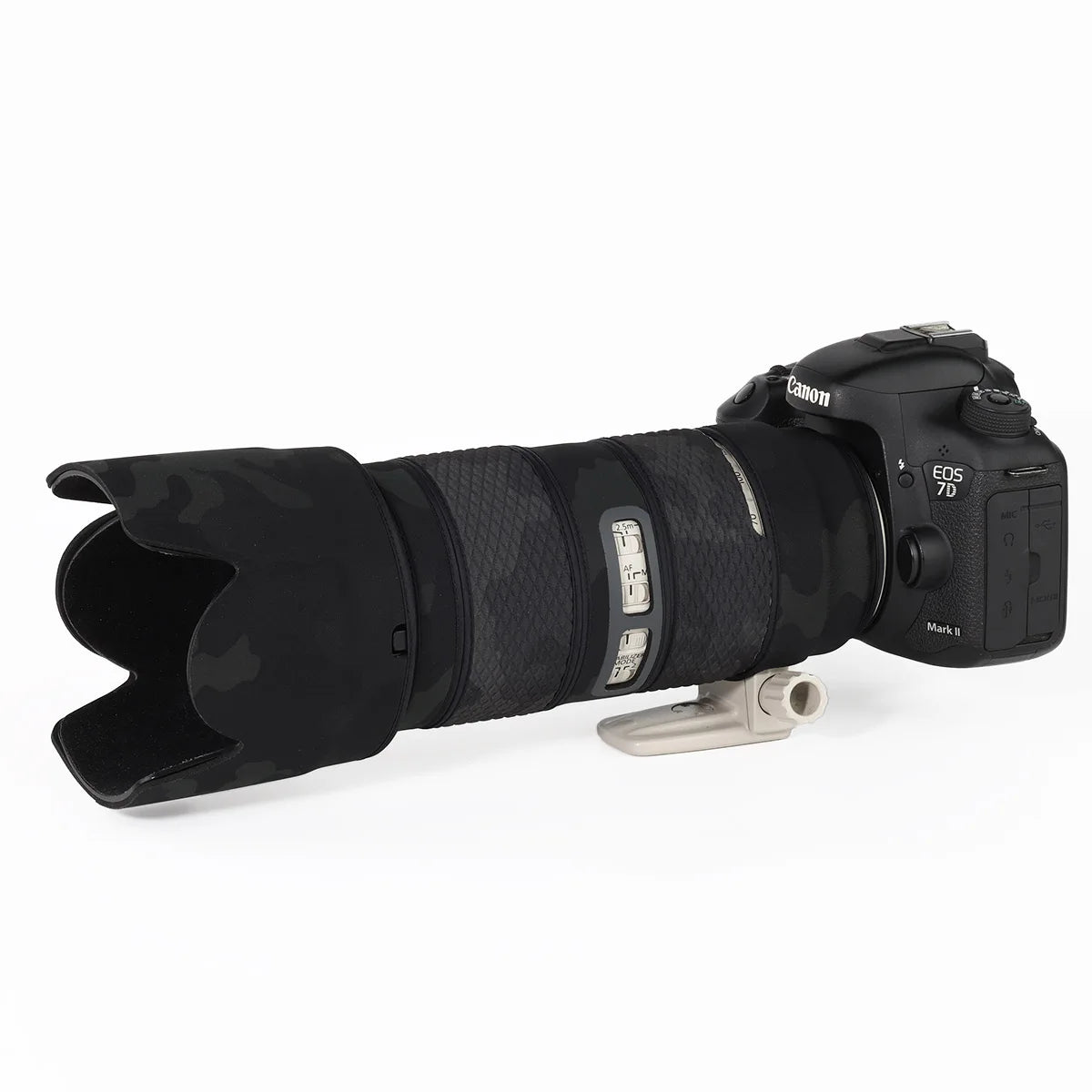 CHASING BIRDS camouflage lens coat for CANON EF 70 200 mm F2.8 L IS II or III USM waterproof and rainproof lens protective cover Shadow Black China Mainland