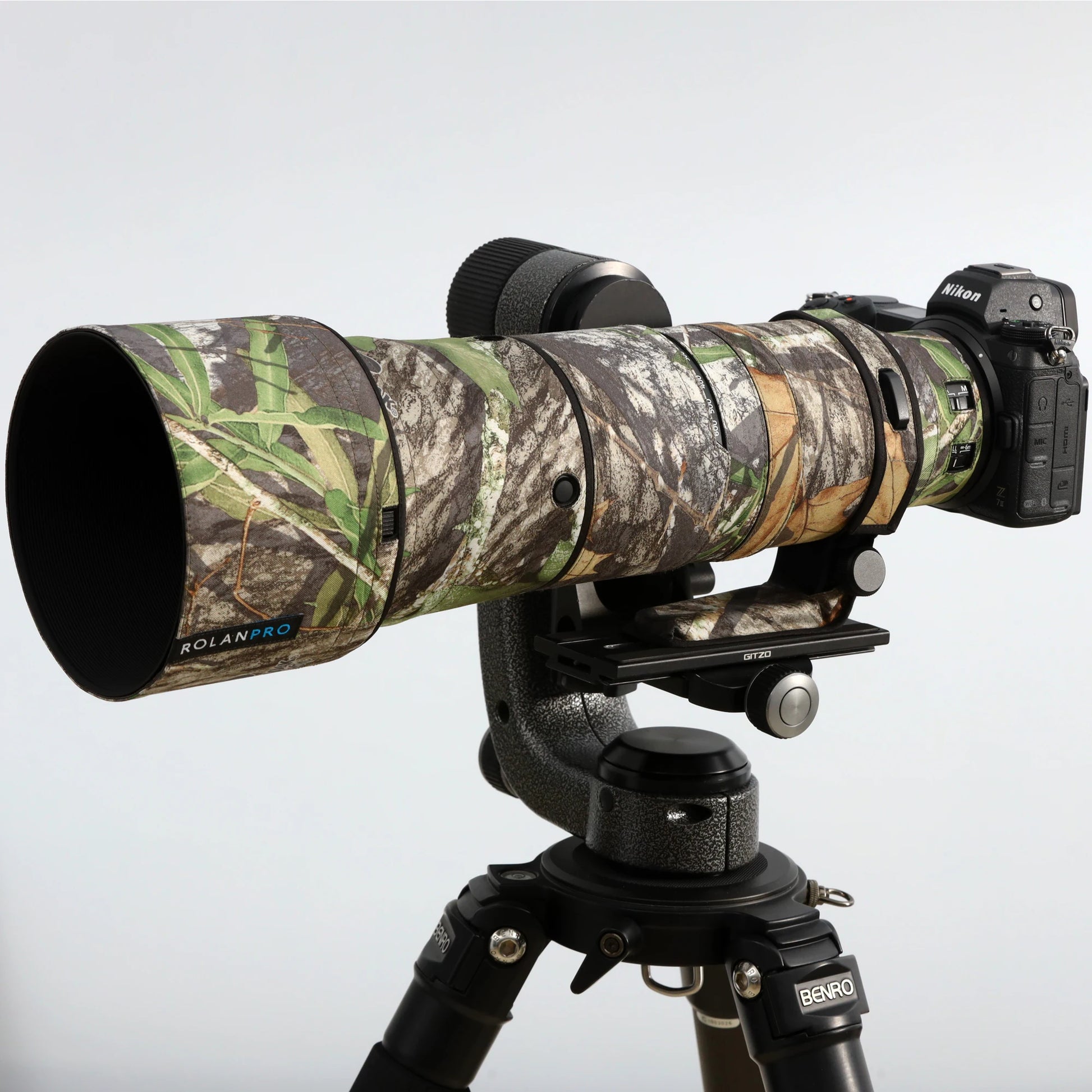 ROLANPRO Waterproof Lens Coat for Nikon Z 180-600mm F/5.6-6.3 VR Rain Cover Lens Protective Case z 180 600 Guns Cloth Bag Cap