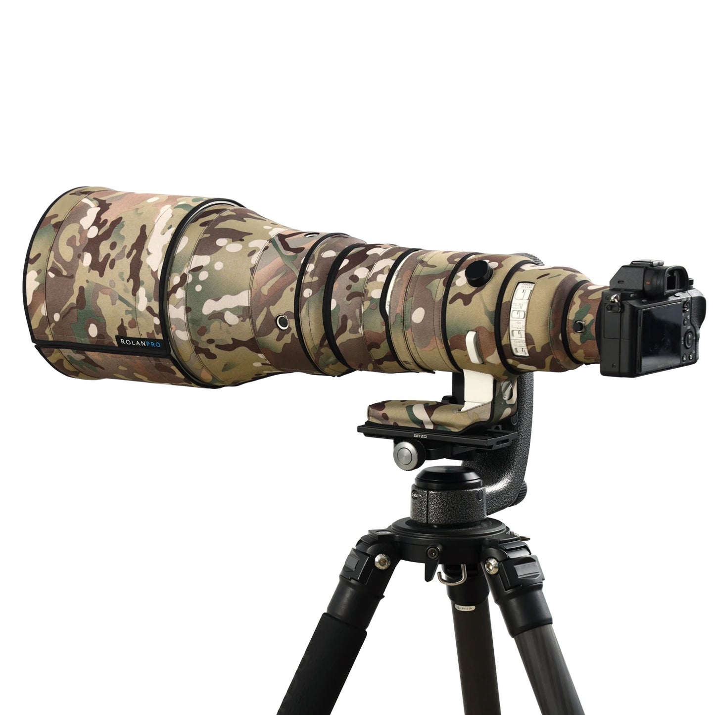 ROLANPRO Waterproof Lens Camouflage Coat for Sigma 300-600mm F4 DG OS Sports Rain Cover Protection Case Sigma 300 600 mm Cover No.4 waterproof
