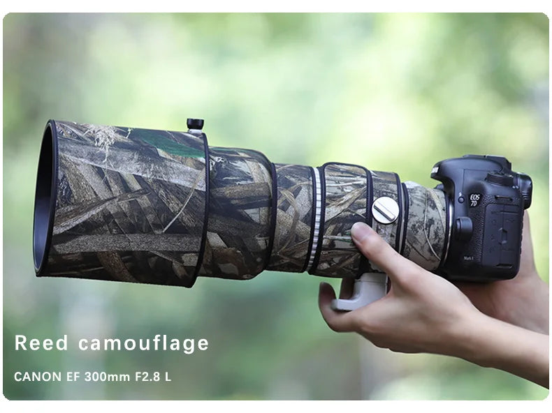 Chasing birds camouflage lens coat for CANON EF 300 mm F2.8 L waterproof and rainproof lens protective cover ef 300 L lens cover Reed China Mainland