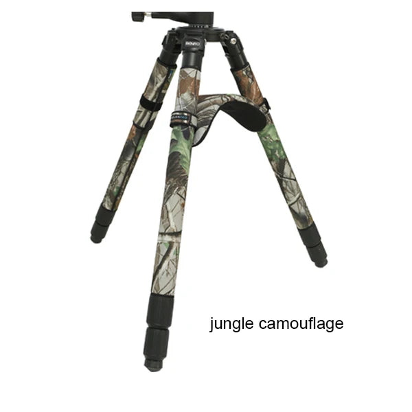 ROLANPRO No Axis Tripod Shoulder Pads Shielding Sleeve Case Shoulder Pads Camera Guns Clothing For GITZO Benro RRS LEOFOTO Green jungle camou China Mainland