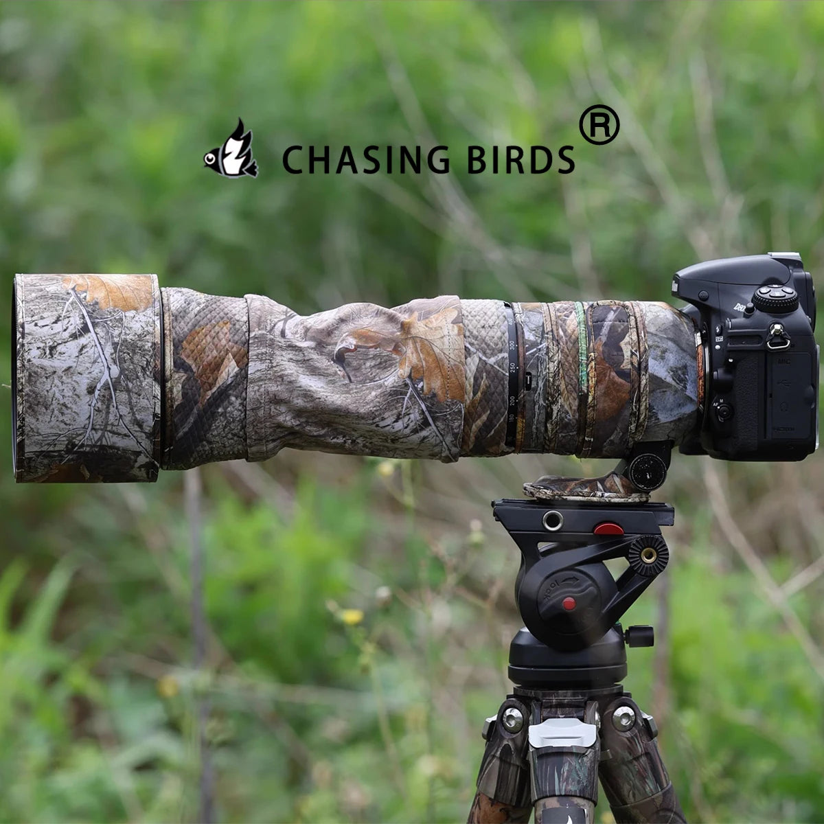 CHASING BIRDS camouflage lens coat for SIGMA 150 600mm F5-6.3 DG OS HSM Contemporary waterproof and rainproof protective cover