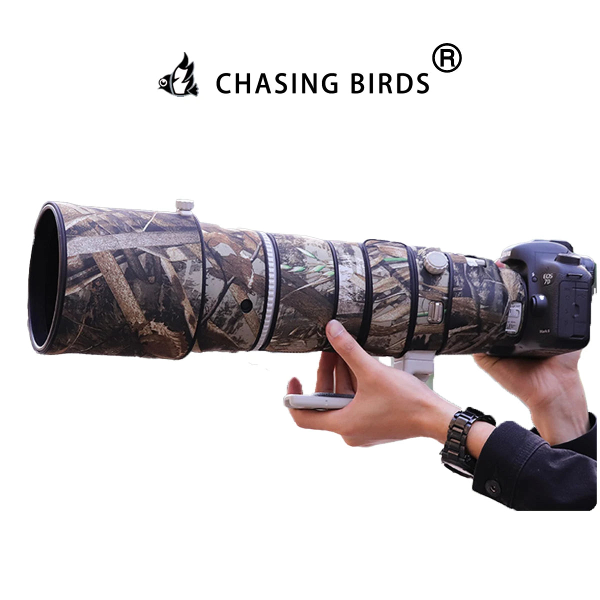 CHASING BIRDS camouflage lens coat for CANON EF 200-400mm F4 L IS USM EXTENDER waterproof and rainproof lens protective cover