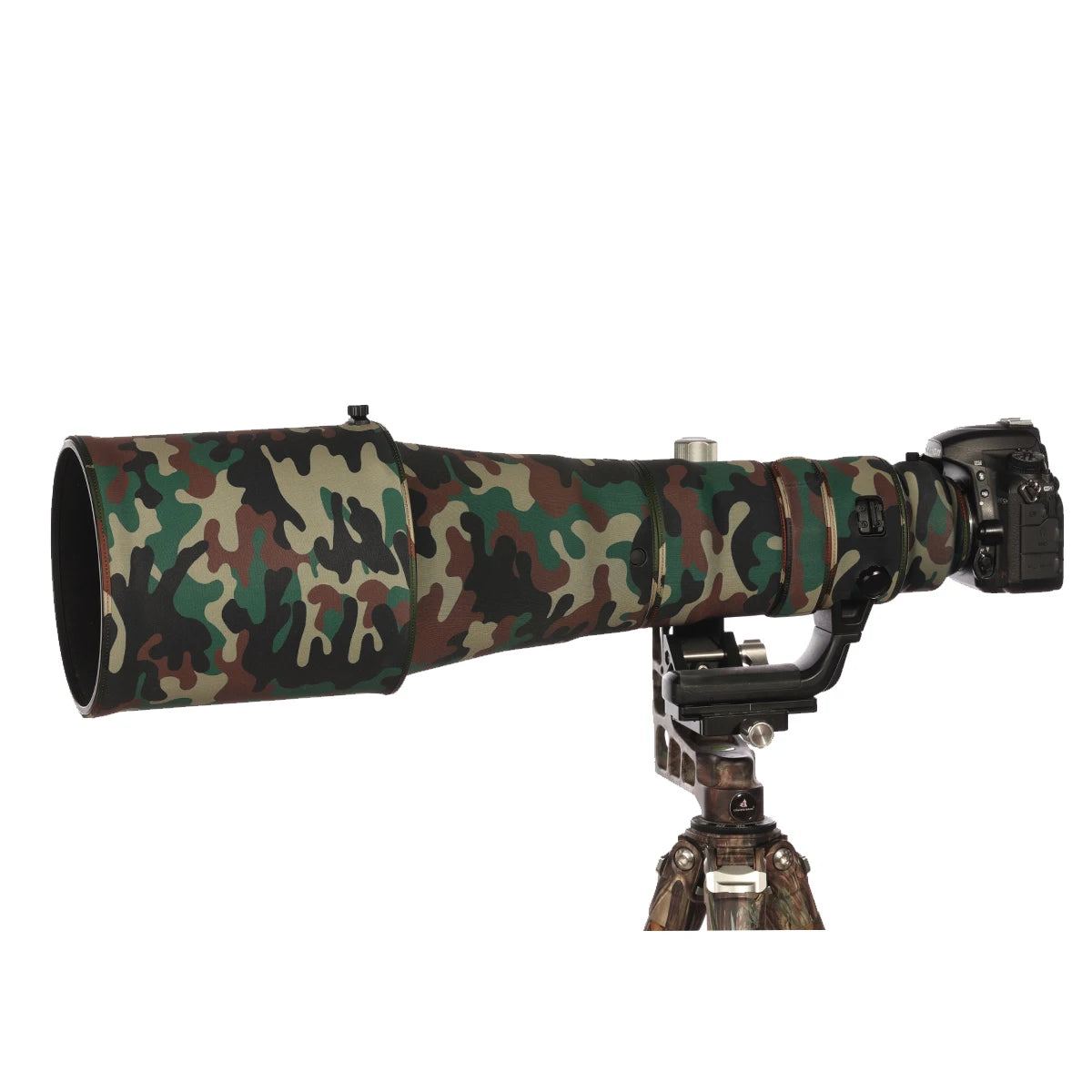 CHASING BIRDS lens Camouflage coat for NIKON AF-S 600mm F4 E waterproof and rainproof camo lens coat protective cover Version IV Military Green China Mainland