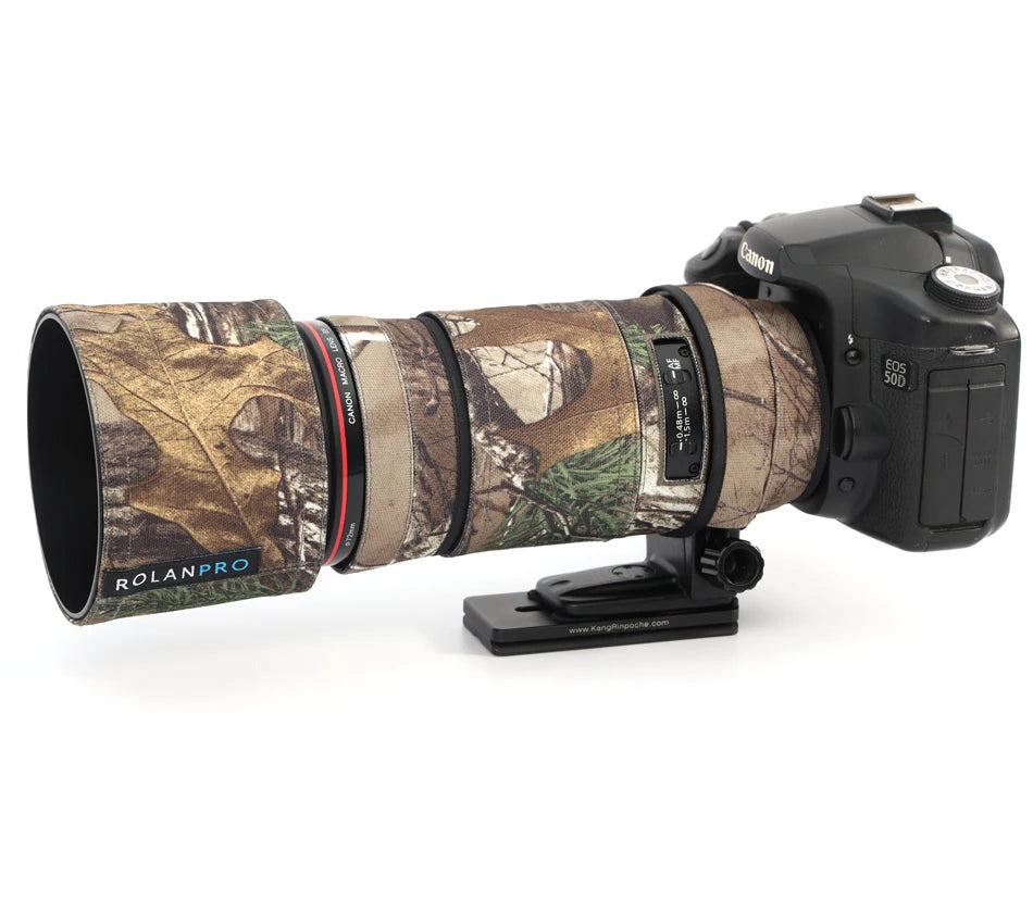 ROLANPRO Lens Coat for Canon EF 180mm f3.5L USM Camouflage Rain Cover Lens Sleeve Guns Case Photography Clothing Jungle waterproof China Mainland
