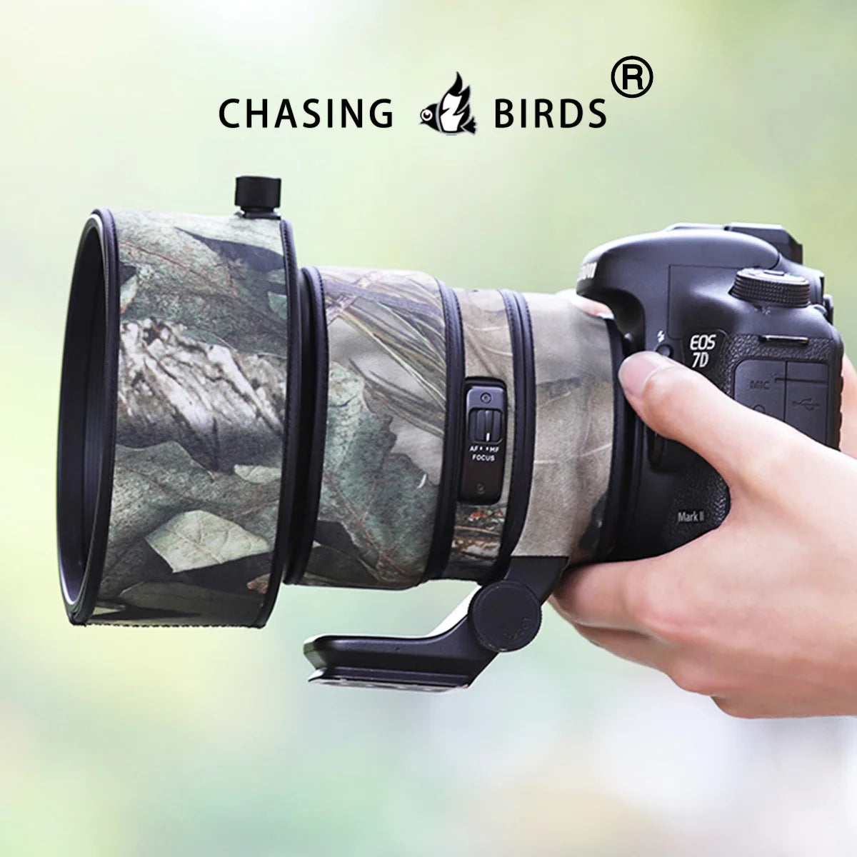 CHASING BIRDS Camouflage Lens Coat for SIGMA 105mm F1.4 DG HSM Art for CANON EF /NIKON Waterproof and Rainproof Lens Protective