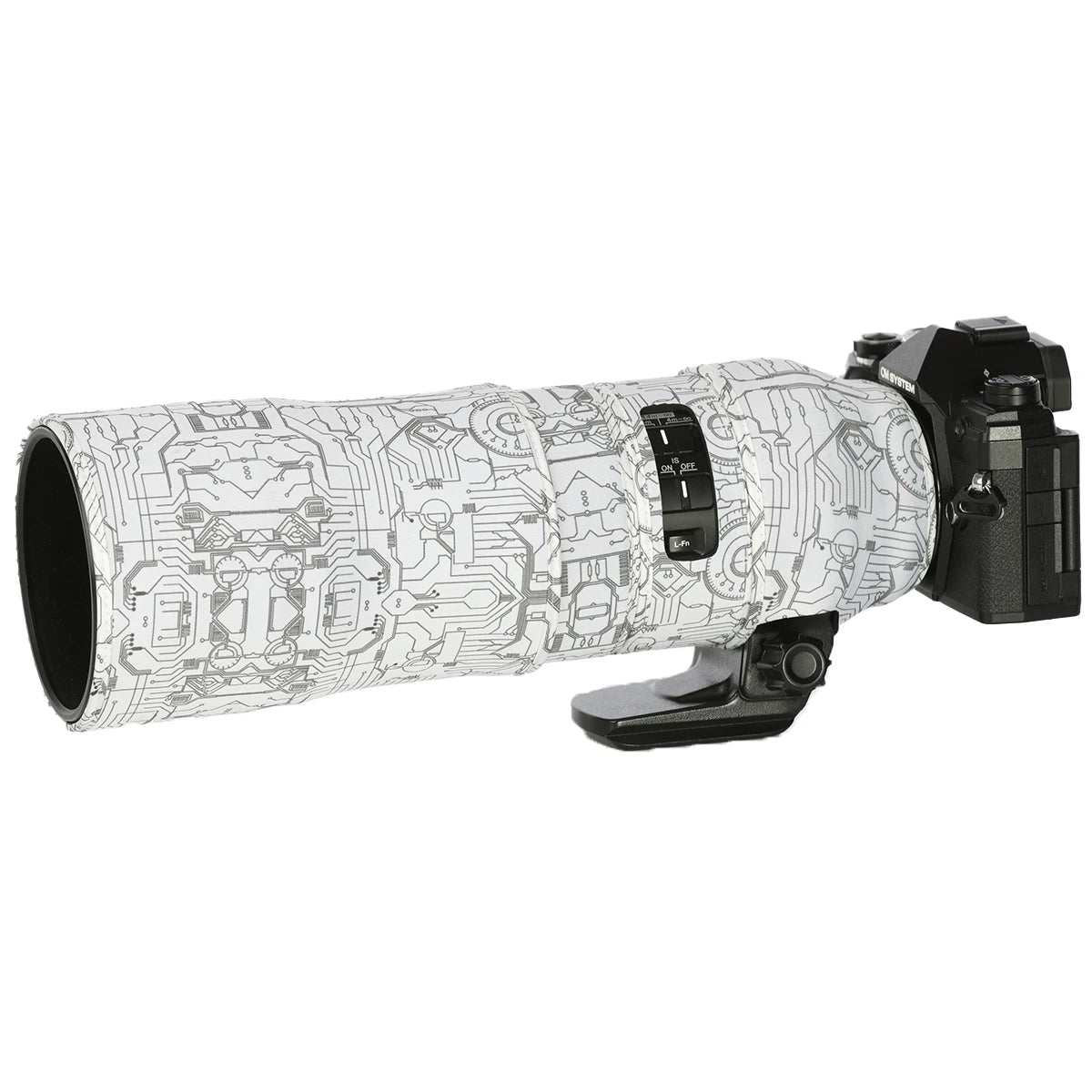 CHASING BIRDS camouflage lens coat for OLYMPUS 300mm F4 Pro waterproof and rainproof lens protective cover olympus 300f4 len Electric White