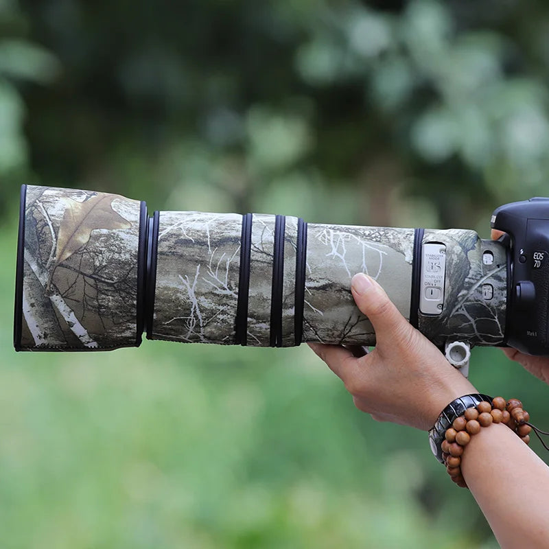 CHASING BIRDS lens coat for CANON EF 100 400 mm L IS USM waterproof and rainproof camo lens coat protective cover canon 100400mm