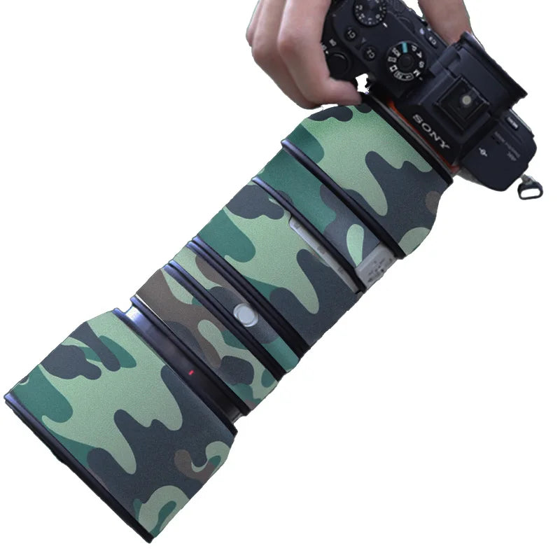 CHASING BIRDS Version IV Lens Camouflage Coat for SONY FE 70-200 mm F4 G OSS waterproof and rainproof lens protective cover Military green China Mainland