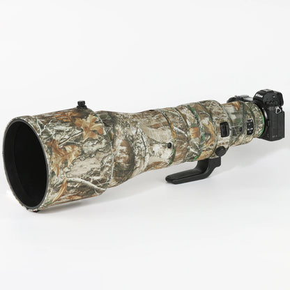 CHASING BIRDS camouflage lens coat for NIKON Z 400mm F2.8 TC VR S waterproof and rainproof lens protective cover z400 len cover Yellow tree China Mainland