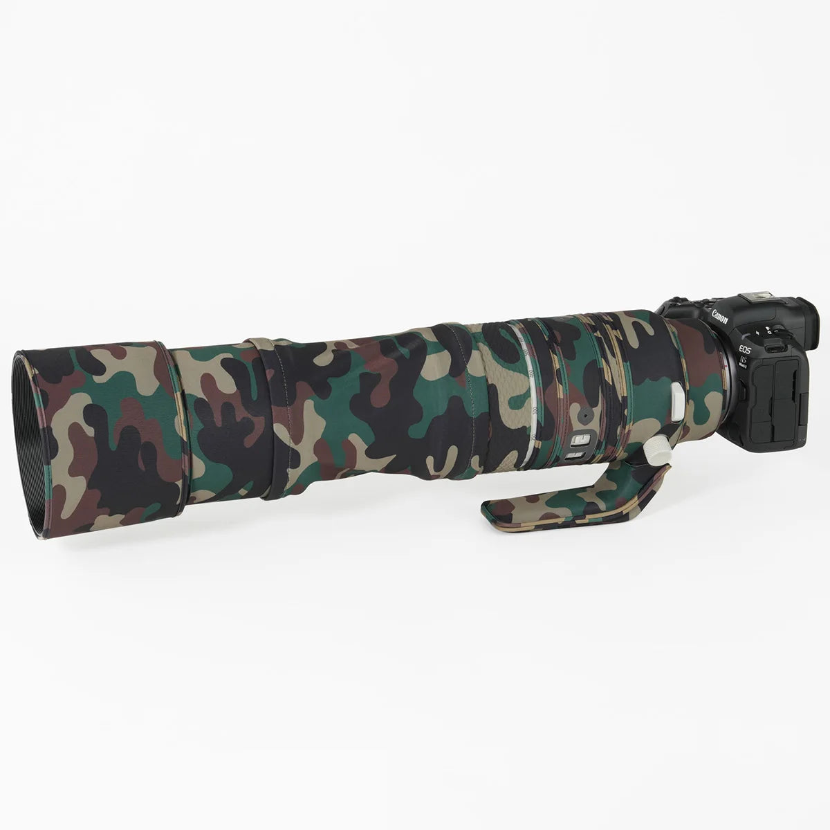 CHASING BIRDS camouflage lens coat for CANON RF 200 800 mm F 6.3-9 IS USM elastic waterproof and rainproof lens protective cover Military green China Mainland