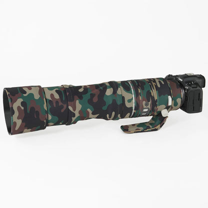 CHASING BIRDS camouflage lens coat for CANON RF 200 800 mm F 6.3-9 IS USM elastic waterproof and rainproof lens protective cover Military green China Mainland