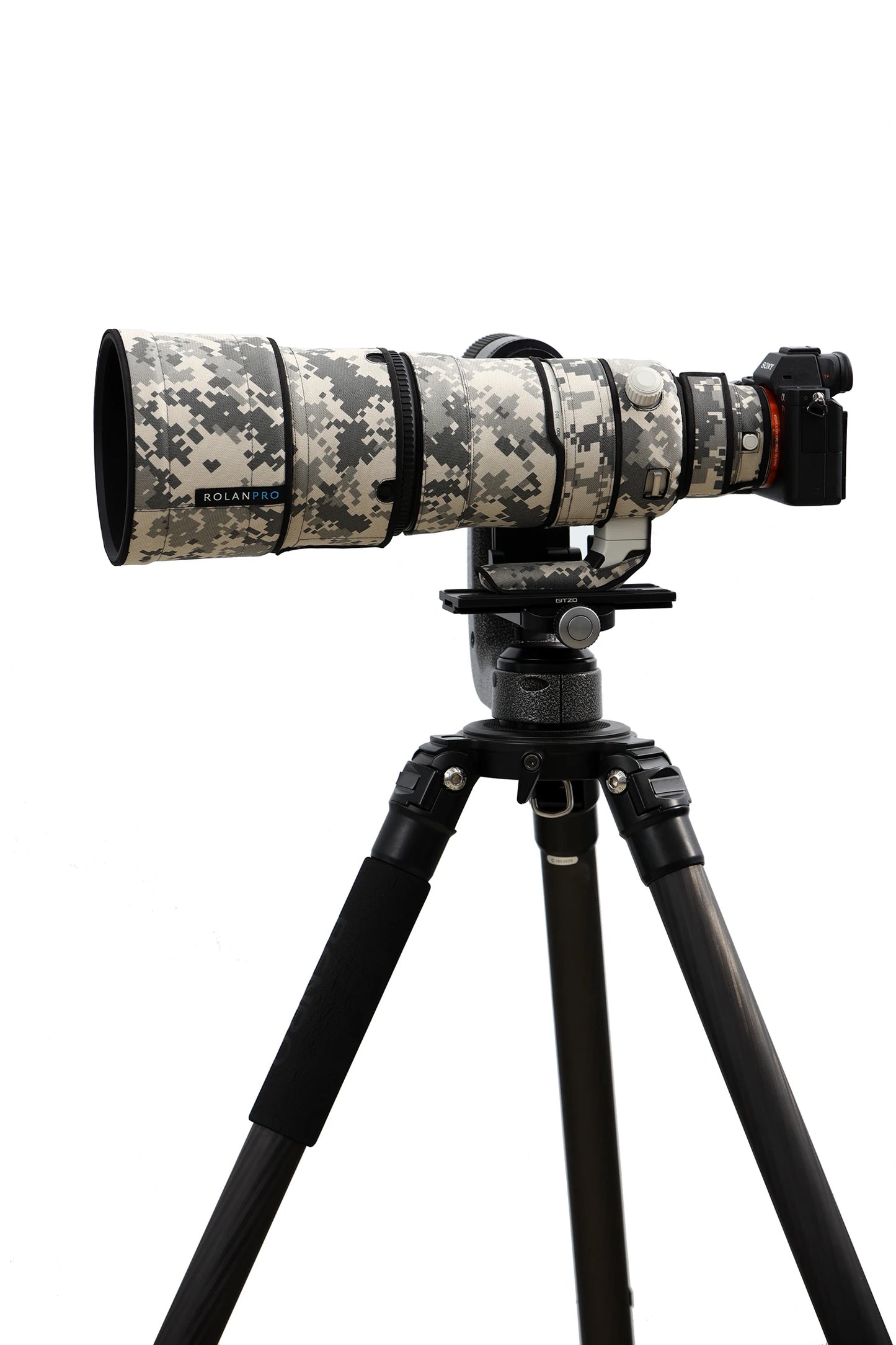 RolanPro Lens Coat for Sony FE 100-400mm F4.5 GM OSS – Waterproof Camo Rain Cover