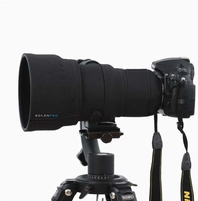 ROLANPRO Waterproof Lens Camo Coat for Nikon AF-S 200mm f/2G ED VR I and II Generations Lens Protective Sleeve Case Lens Cover Black waterproof China Mainland