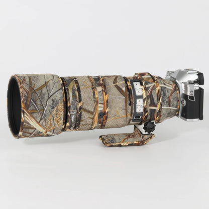 CHASING BIRDS Lens Camouflage Coat For OLYMPUS M.ZUIKO DIGITAL ED 50-200mm F2.8 IS PRO Waterproof and Rainproof Protective Cover Reed