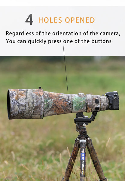 CHASING BIRDS lens Camouflage coat for NIKON AF-S 600mm F4 E waterproof and rainproof camo lens coat protective cover Version IV