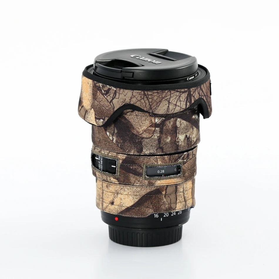 ROLANPRO Lens Camouflage Coat for Canon EF 16-35mm f4 L IS USM Rain Cover Lens Protective Sleeve Guns Case Photography Clothing