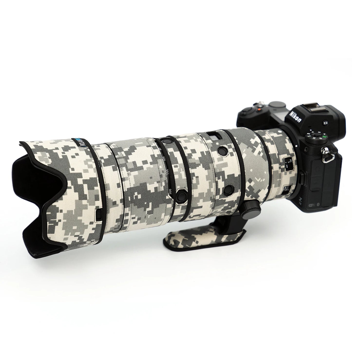 RolanPro Lens Coat for Nikon Z 70-200mm F2.8 VR S – Waterproof Camo Rain Cover