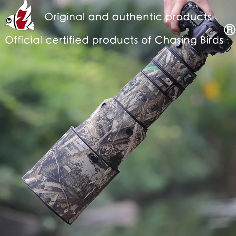 CHASING BIRDS camouflage lens coat for SIGMA 500mm F4 Sports waterproof and rainproof lens protective cover sigma 500 lens cover