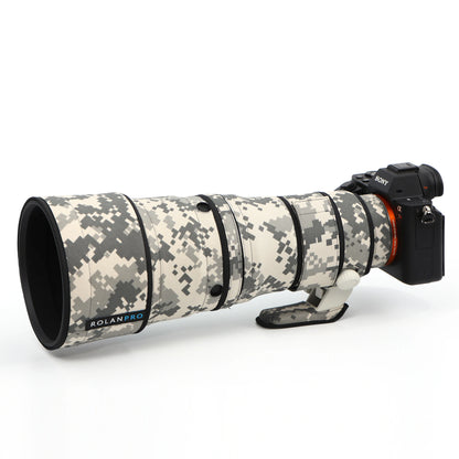 RolanPro Lens Coat for Sony FE 600mm F6.3 GM OSS – Waterproof Camo Cover