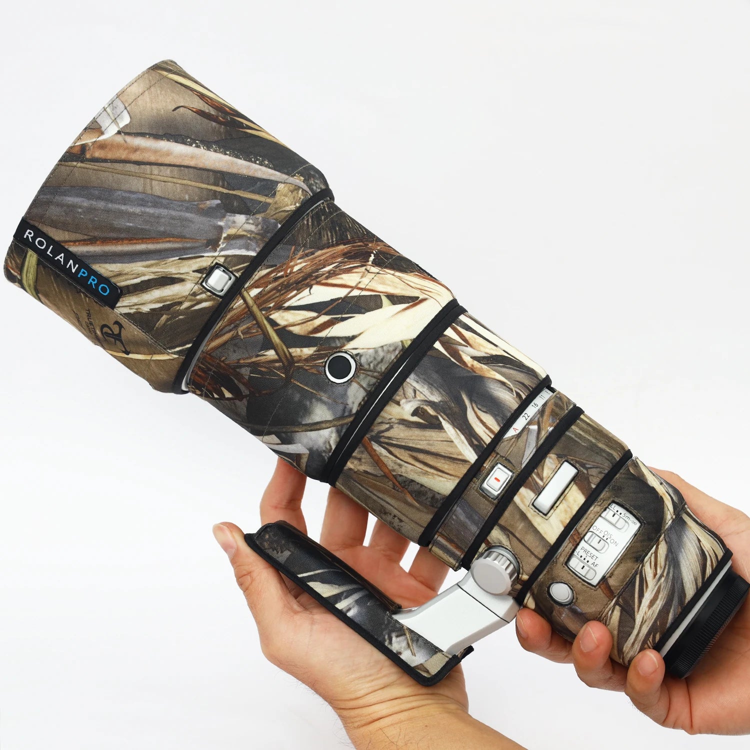 ROLANPRO Waterproof Lens Coat for FUJI FUJINON XF 500mm F5.6R LM OIS WR Camouflage Lens Cover Guns Case Lens ProtectiveSleeve