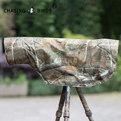 CHASING BIRDS rain coat for CANON 500mm 600mm 800mm camouflage and waterproof rain cover Sunscreen and UV protect size L Grass camouflage China Mainland