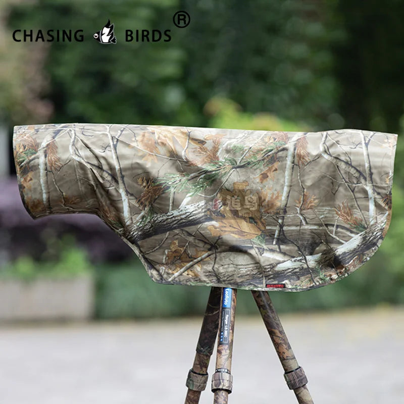 CHASING BIRDS rain coat for CANON 500mm 600mm 800mm camouflage and waterproof rain cover Sunscreen and UV protect size L Grass camouflage China Mainland