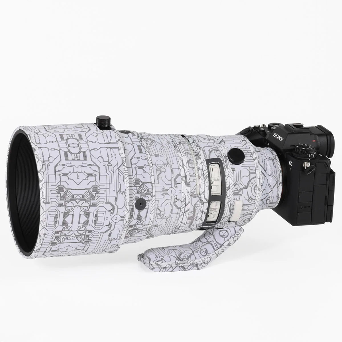 CHASING BIRDS Camouflage Waterproof Lens Coat for SIGMA 200mm F2 DG OS Sports Rainproof Lens Protective Cover Version IV Electric White