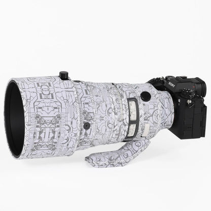 CHASING BIRDS Camouflage Waterproof Lens Coat for SIGMA 200mm F2 DG OS Sports Rainproof Lens Protective Cover Version IV Electric White
