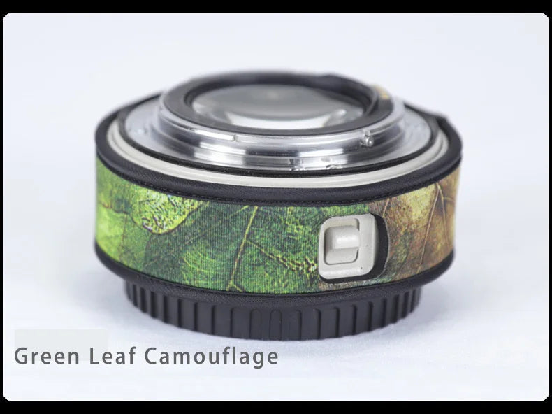 Chasing birds camouflage lens coat for CANON RF teleconverter TC 1.4X 2.0X waterproof and rainproof lens protective cover Green leaf RF1.4X China Mainland