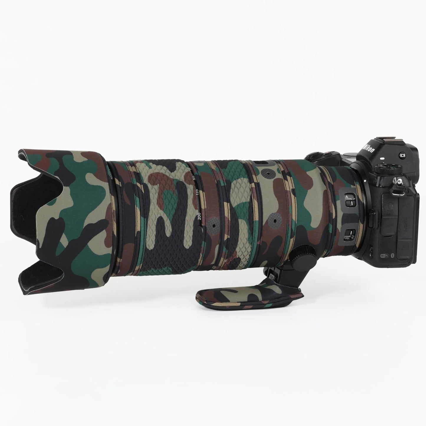 CHASING BIRDS camouflage lens coat for NIKON Z 70-200mm F2.8 VR S waterproof and rainproof protective cover z 70200 lens cover Military Green