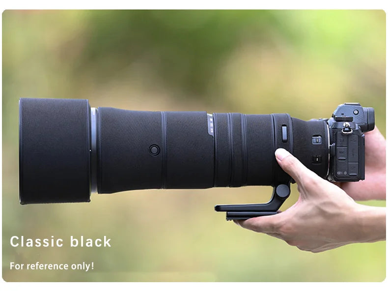 CHASING BIRDS lens camouflage coat for SONY FE 100-400mm GM waterproof and rainproof lens protective cover SEL 100400 lens cover Classic black China Mainland