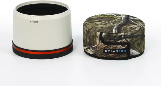 RolanPro Lens Hood Cap for Sony FE 100-400mm F4.5 GM OSS – Waterproof Camo Cover