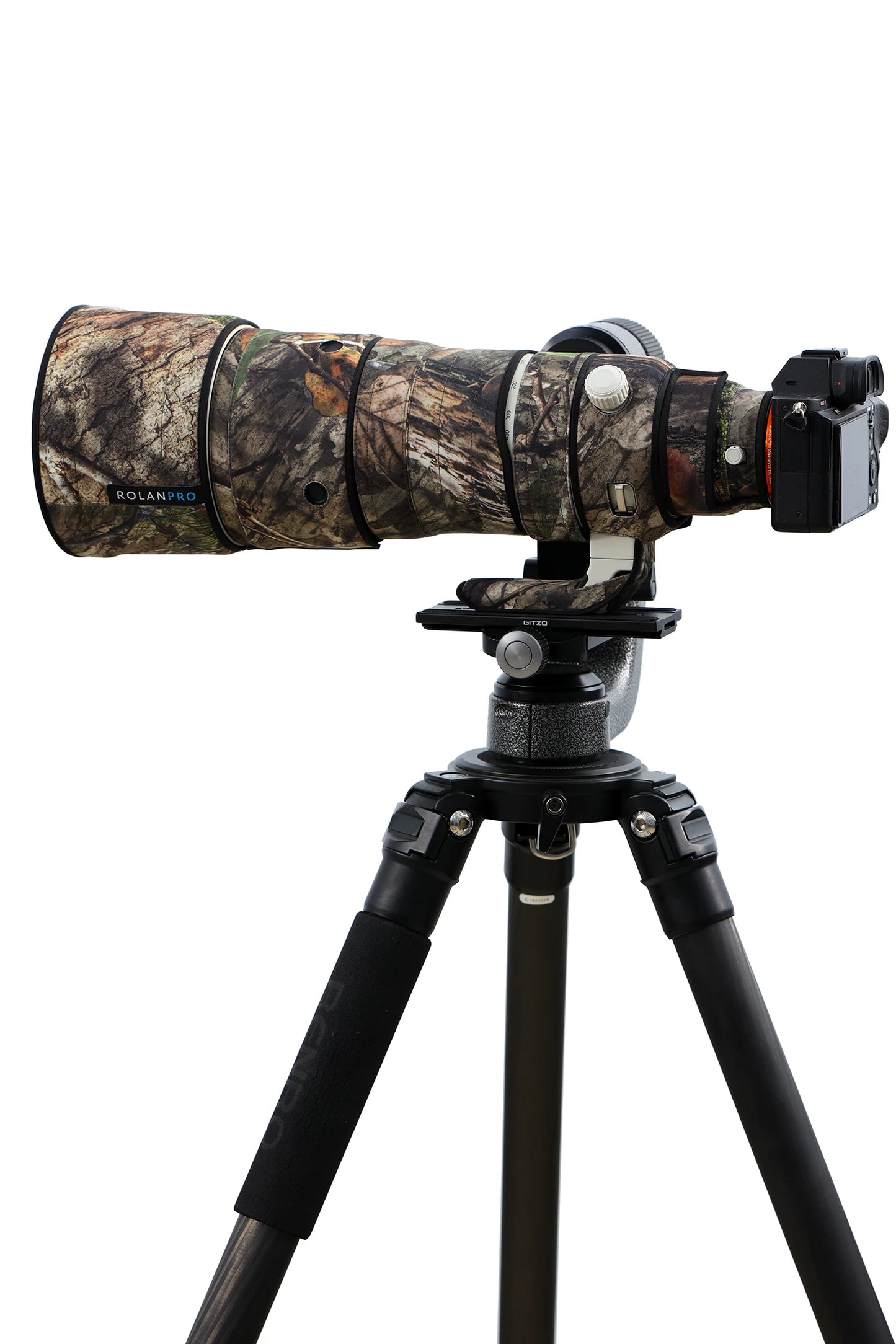 RolanPro Lens Coat for Sony FE 100-400mm F4.5 GM OSS – Waterproof Camo Rain Cover