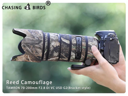 CHASING BIRDS camouflage lens coat for TAMRON SP 70 200 F2.8 G2 waterproof and rainproof lens protective cover tamron 70-200mm Reed China Mainland