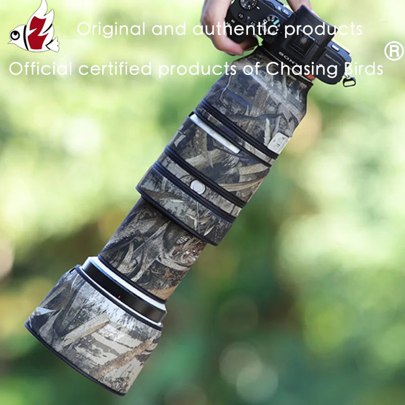 CHASING BIRDS Ver. IV Lens Camouflage Coat for SONY FE 100-400mm GM Waterproof and Rainproof Lens protective cover SEL 100400